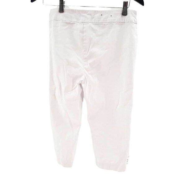 New JM Collection Med Pants Slim Fit Stretch Skinny Capri Crystal Cutout Jeans - Picture 6 of 10